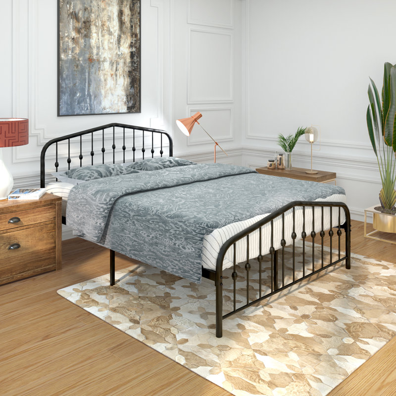 Bed frame wayfair queen discount